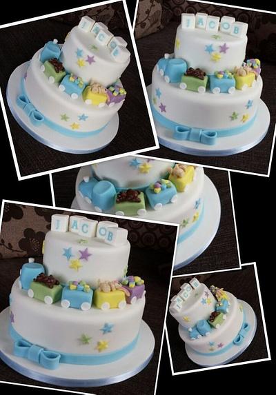 train christening cake - Cake by carla15