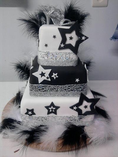 Black & White  - Cake by esther