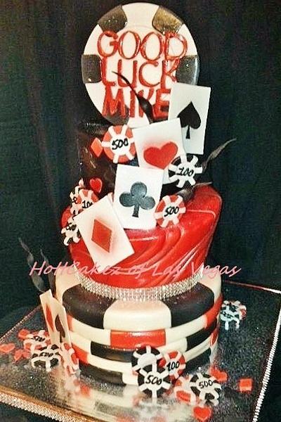 VIP Poker Cake - Cake by HottCakez of Las Vegas