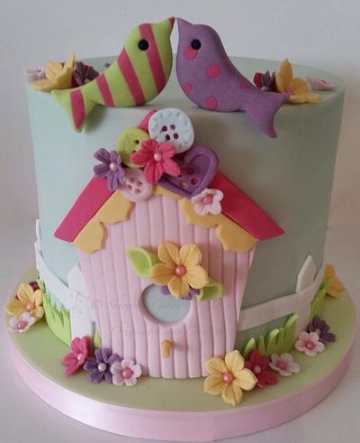 2 Little birds  - Cake by Shereen