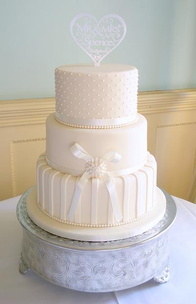Nikita II Wedding Cake - Cake by Alison Inglis