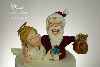 Santa Claus with "Christkind" - Cake by Nicola Keysselitz