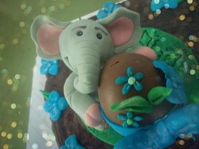 Little easter elephant. - Cake by Torturicupasiune