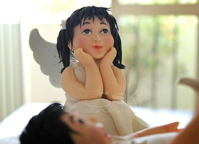 A sight to behold for Angels... - Cake by Anna Mathew Vadayatt
