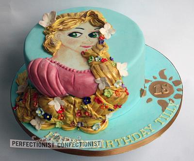 Tangled Birthday Cake - Cake by Niamh Geraghty, Perfectionist Confectionist