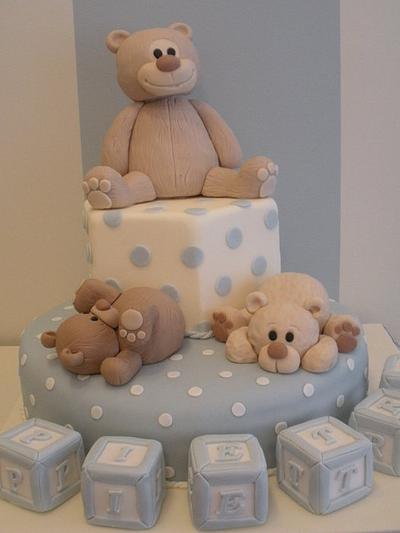 Bears and cubes cake - Cake by SweetMamaMilano