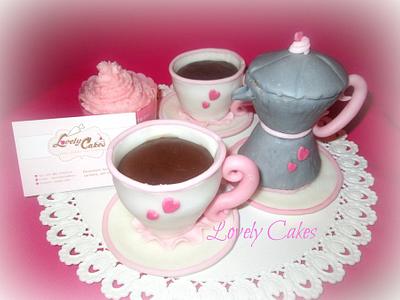 Who wants a cup of coffee ??  - Cake by Lovely Cakes di Daluiso Laura