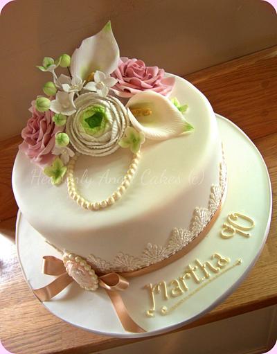 A Vintage affair! - Cake by Heavenly Angel Cakes