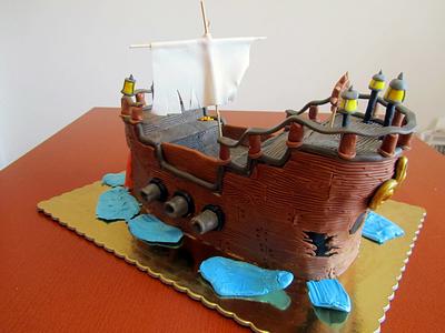 Pirate Ship Cake - Cake by Judit