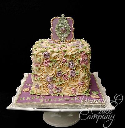 Rosettes with a Twist - Cake by Donna (YUMMY-O Cake Company)