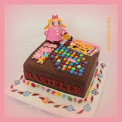Candy Crush Saga is all the rage! - Cake by Karen Dodenbier