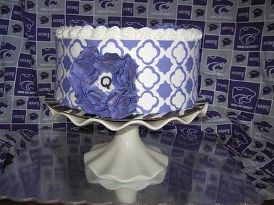 Quynn's Purple Pride - Cake by all4show