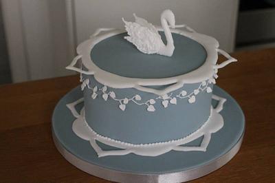 Swan Lake - Cake by One of a kind Cakes by Lyn