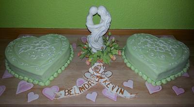 Wedding Cake for Belinda and Kevin... - Cake by Weys Cakes