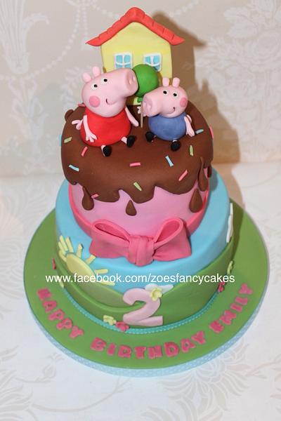 Peppa Pig tutorial - Cake by Zoe's Fancy Cakes