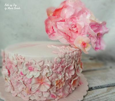 flower cake - Cake by Marta Behnke