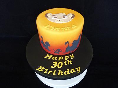 The Lion King - Cake by CodsallCupcakes