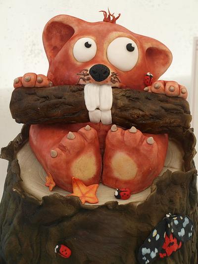 Rooter the beaver! - Cake by Cakes By Heather Jane