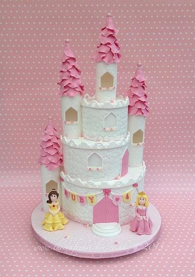 Princess Castle Cake - Cake by The Crafty Kitchen - Sarah Garland