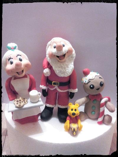 My style Mr and Mrs Santa - Cake by Petra