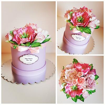 Flower Box cake - Cake by Mrcakez