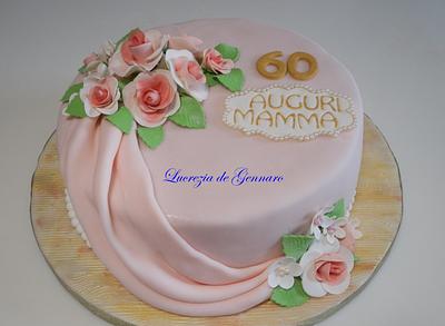 rose cake - Cake by sweet_sugar_crazy