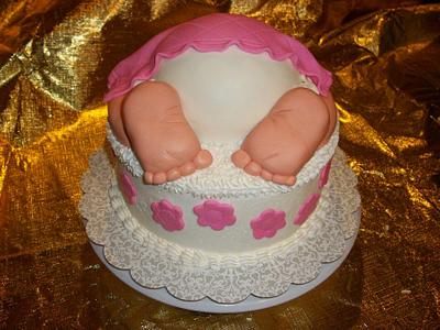Baby Butt Cake - Cake by Tracy's Custom Cakery LLC