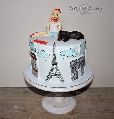 Paris girl  - Cake by Cakes by Evička
