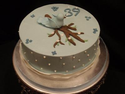 Blue Bird Cake - Cake by jan14grands