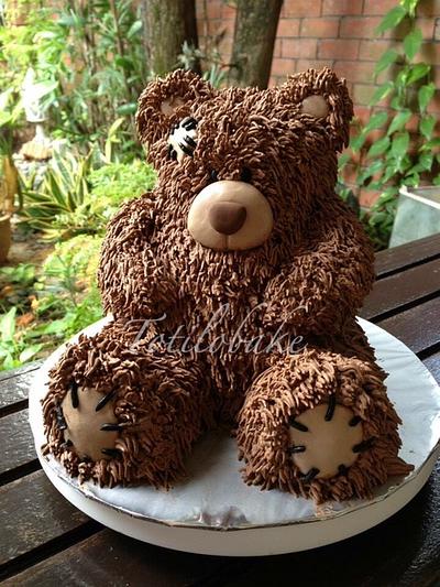 Brown Teddy Bear - Cake by FangKim