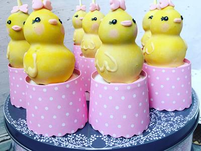 Duck cakepops  - Cake by Martina Encheva