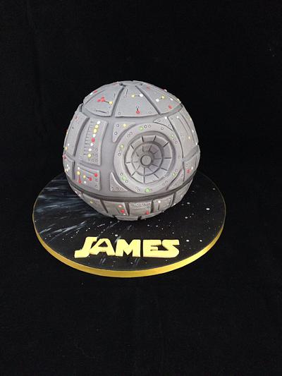 Death Star - Cake by Debi at Daisy's Delights