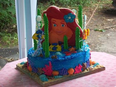Aerial/Little Mermaid cake - Cake by Laura 
