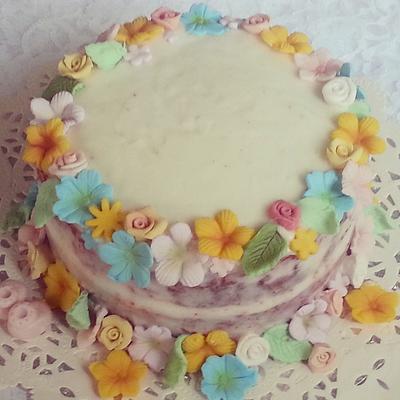 Floral shower - Cake by c3heaven