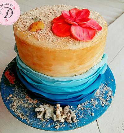 Sea themed cake - Cake by Bakes by D