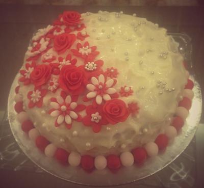  red velvet art.. - Cake by Parul Saxena