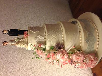 Wedding cake - Cake by Carrie68
