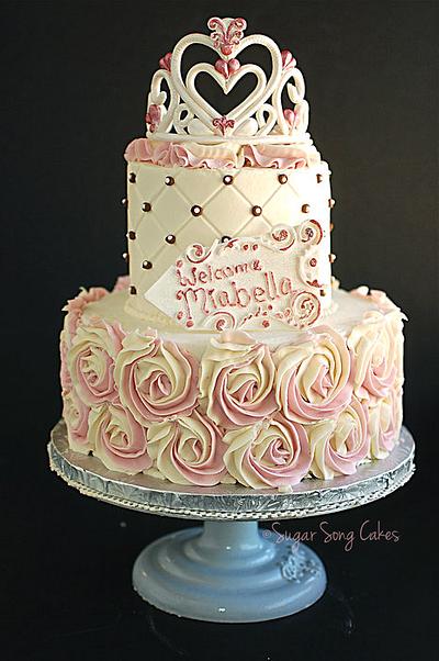 Princess Rosette with Tiara - Cake by lorieleann
