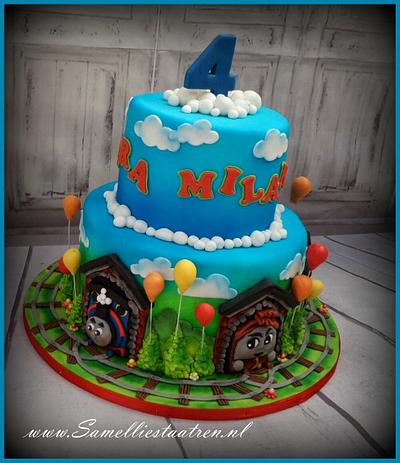 Thomas the Train - Cake by Sam & Nel's Taarten