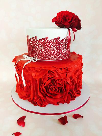 Red beauty  - Cake by Cakestry