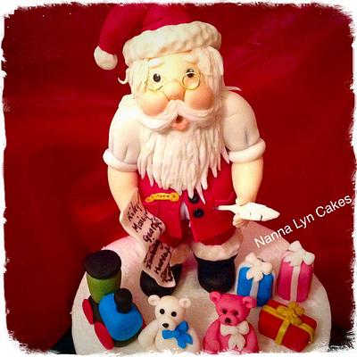 Santas list completed  - Cake by Nanna Lyn Cakes