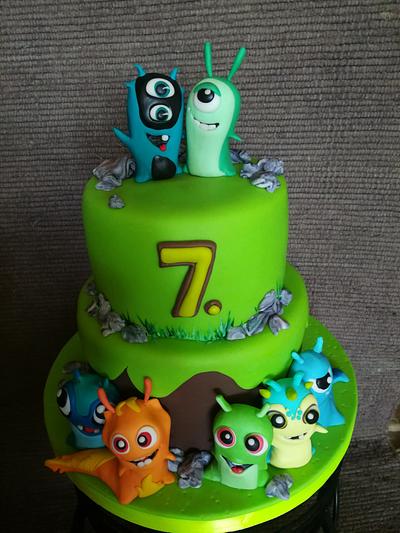 Little monsters - Cake by Martina