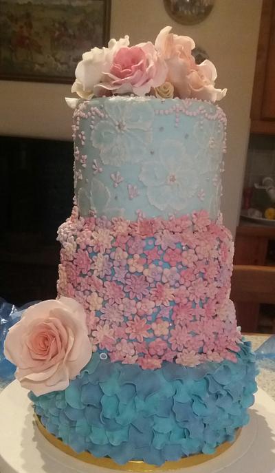 18th Birthday Cake - Cake by My Little Cake Studio 