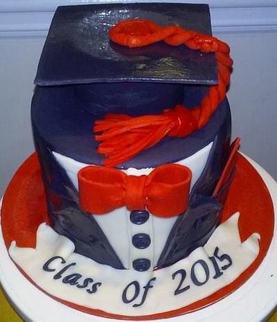 Tuxedo Graduation Cake - Cake by givethemcake