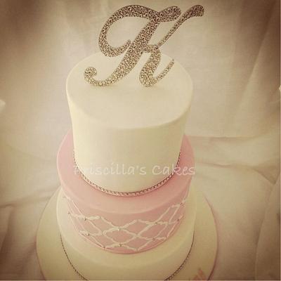 Christening cake - Cake by Priscilla's Cakes