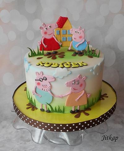 Peppa Pig - Cake by Jitkap