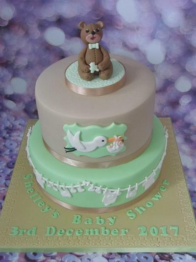 Baby shower cake. - Cake by Karen's Cakes And Bakes.