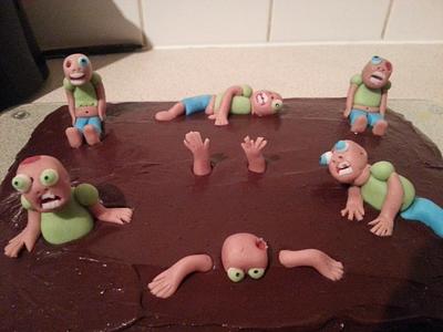 zombie apocalypse - Cake by Lyn 