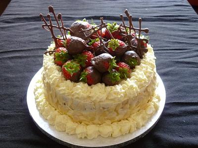 Fresh Cream cake - Cake by SweetDelightsbyIffat