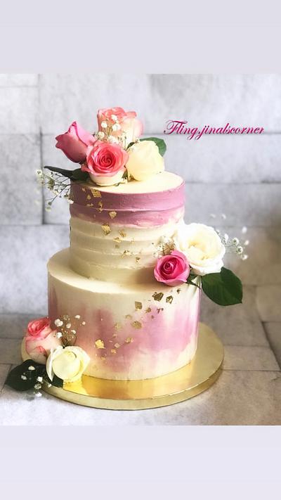 Two tier cake - Cake by Fling.jinalscorner